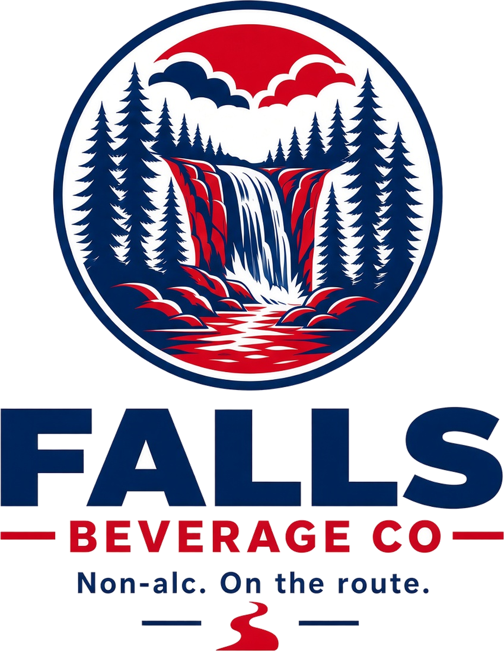 Falls Beverage Co. — Non-alc. On the route.